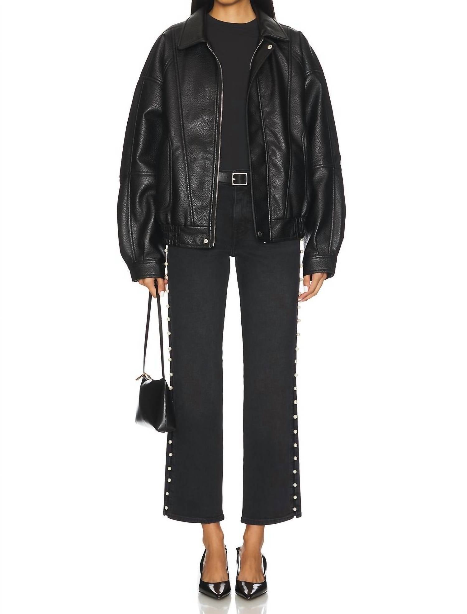 Simkhai - Amelia High Rise Straight Leg Jeans