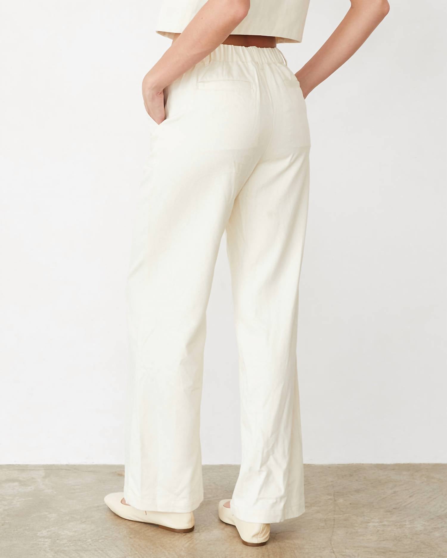 Monrow - Women's Soft Twill Patch Pocket Pant
