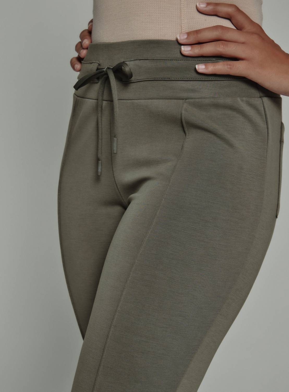 7Diamonds Rev Slim Fit Jogger in olive - women's pants - alternate view