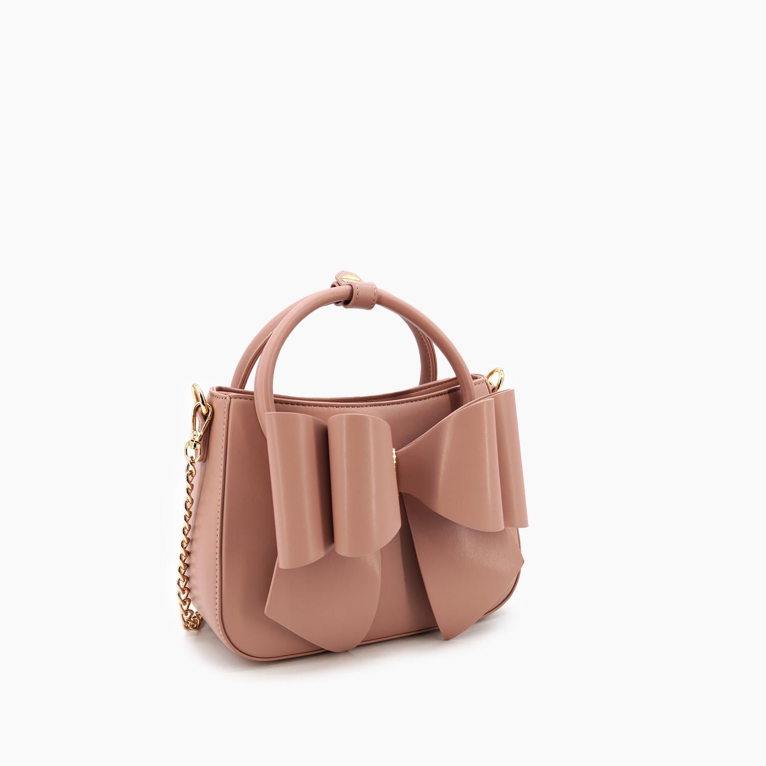 Like Dreams - Women's Madeline Bow Vegan Crossbody Bag