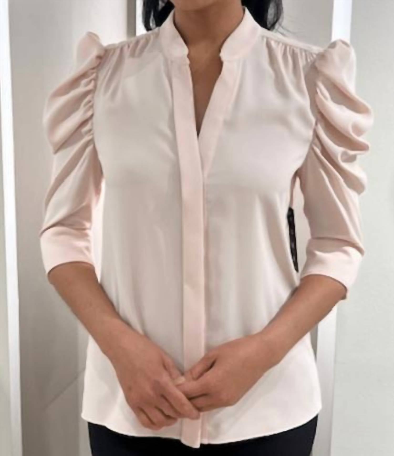 Posh Couture - Puff Sleeve Top