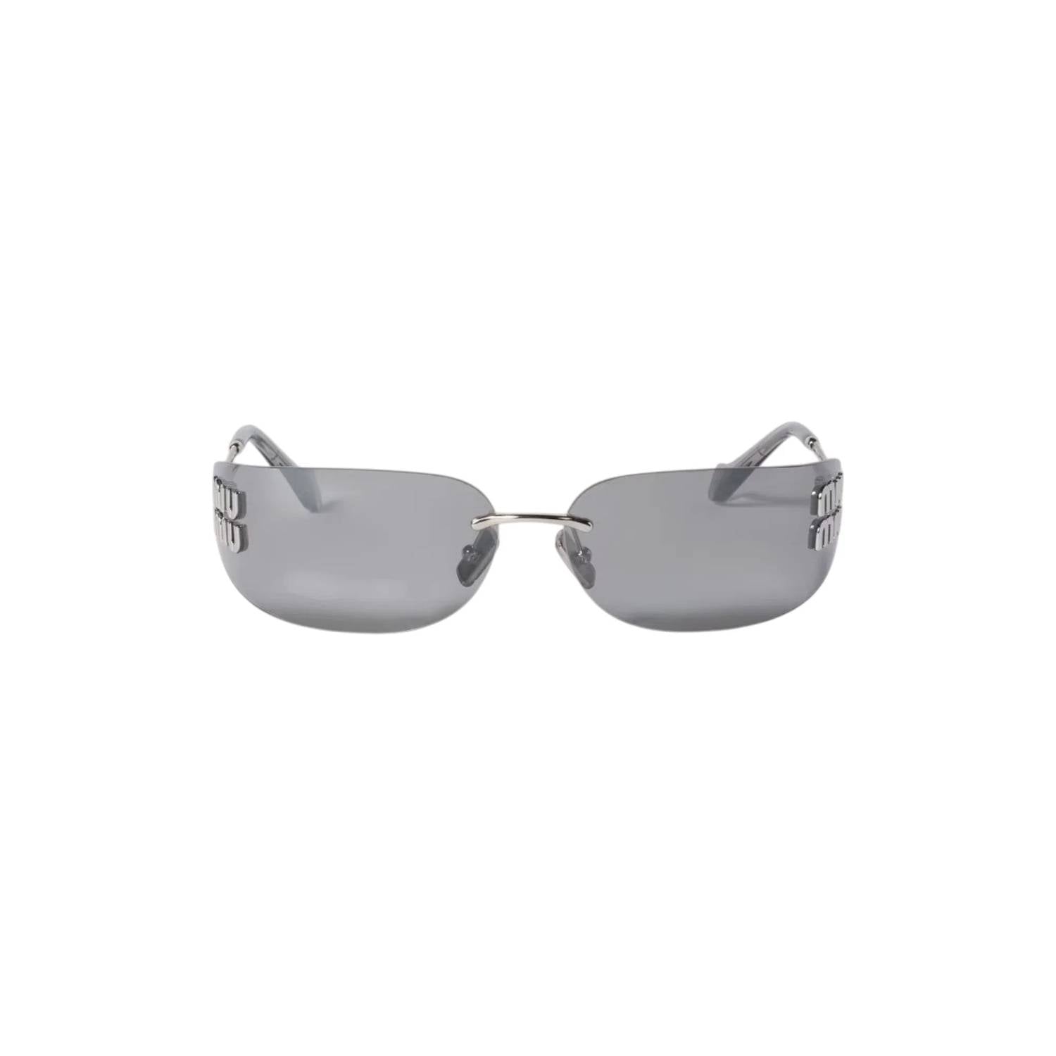 Miu Miu - Women's Aube Rimless Shield Sunglasses