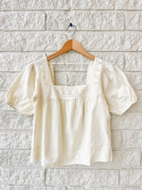 Mother - Memory Lane Puff Sleeve Blouse