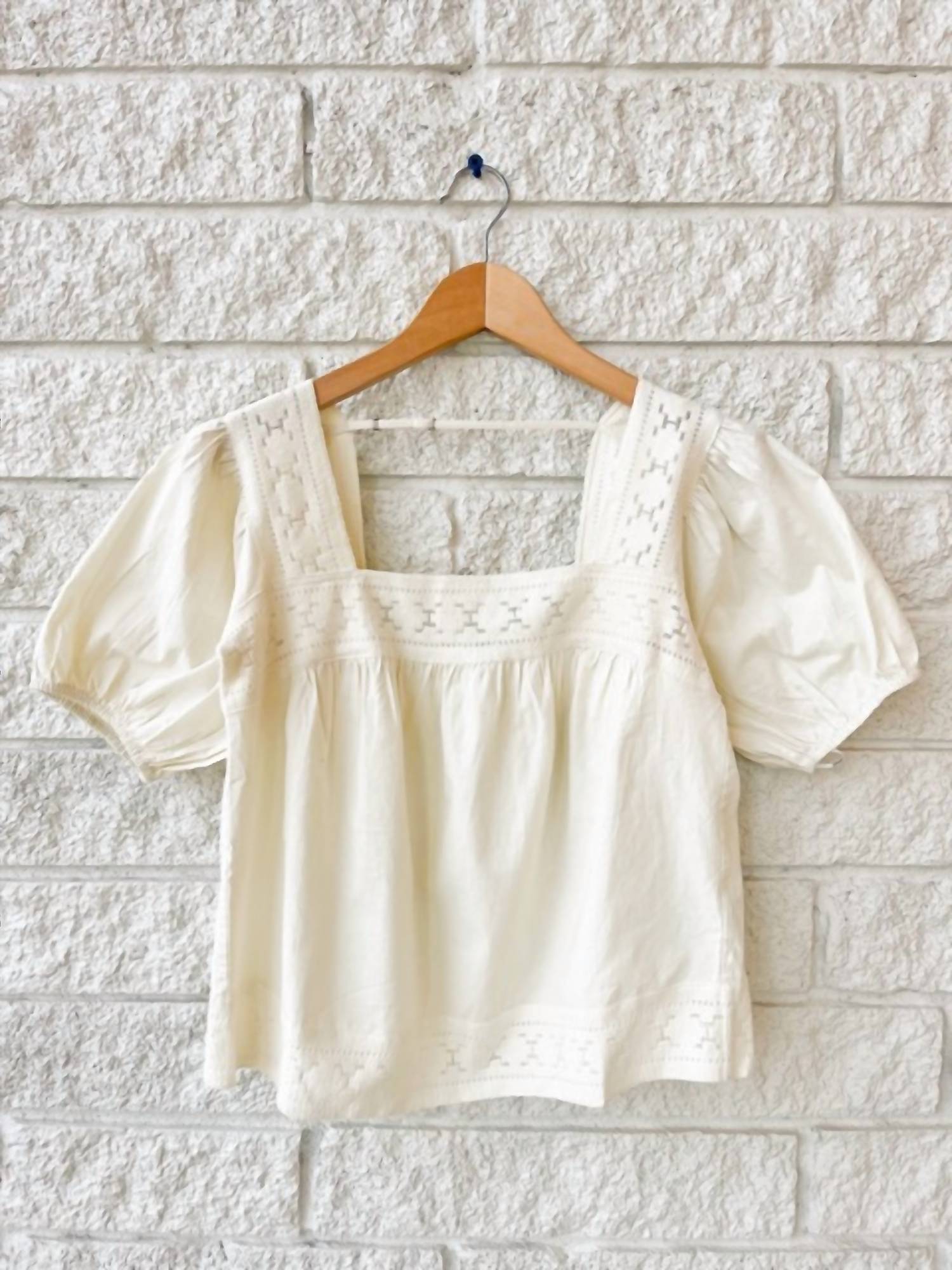 Mother - Memory Lane Puff Sleeve Blouse