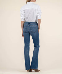 KUT FROM THE KLOTH Natalie Mid Rise Bootcut in studious - women's jeans - detail view