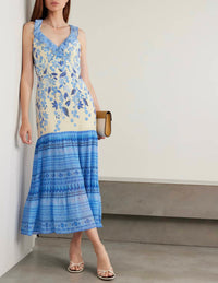 SALONI Amy Midi Dress in millieflori - women's dress