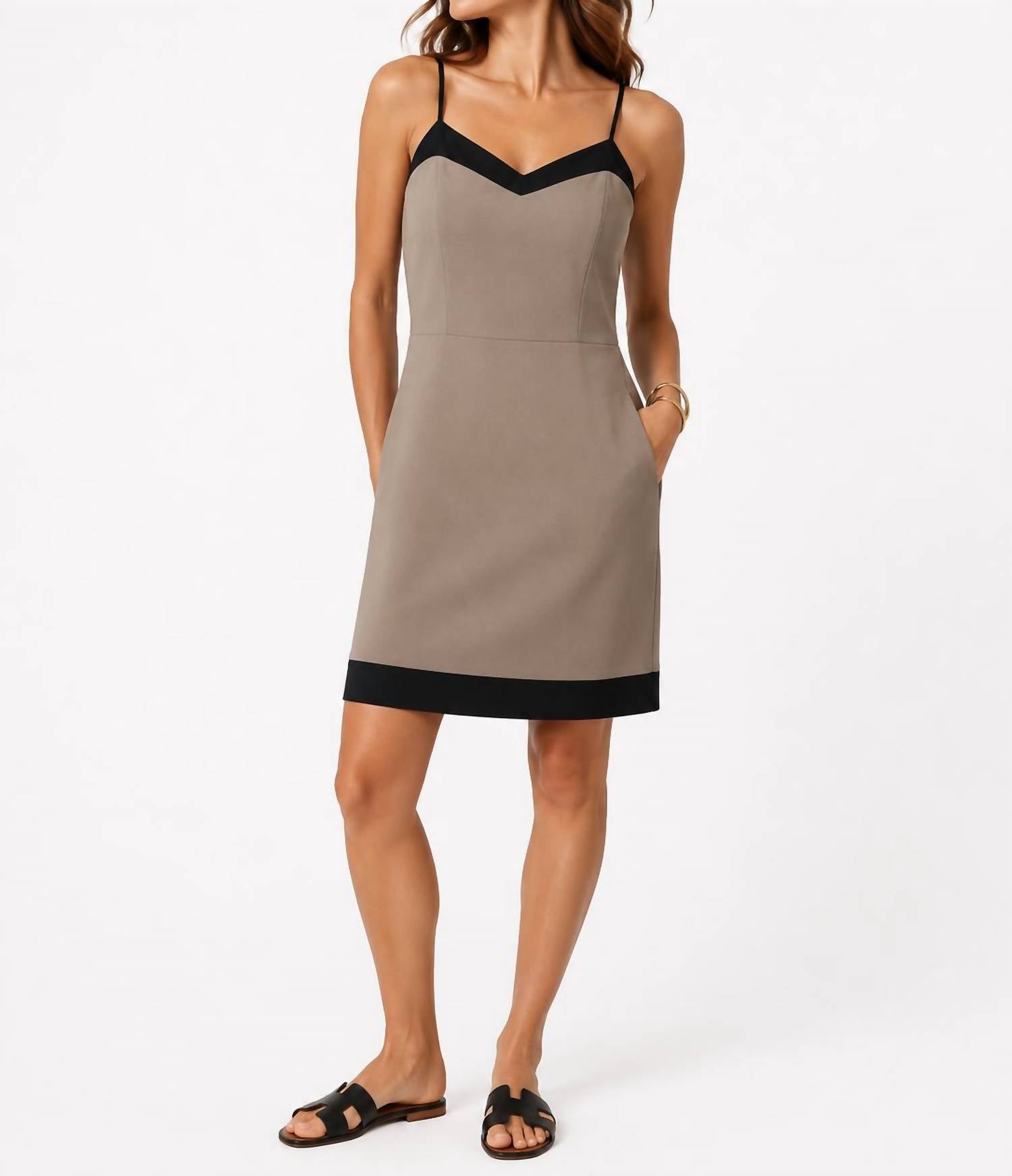 Strut & Bolt - Helen Satin Contrast Dress