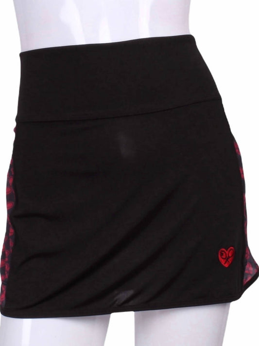 Love Love Tennis - Women's Straight Heart Mesh Skirt