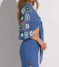 Elan - Palma Crochet Tie Top