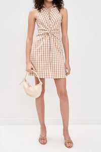 Cinq A Sept - Mckenna Gingham Denim Dress