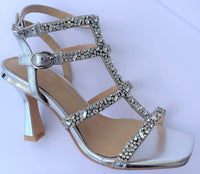 Alma En Pena Women's Isabela Dressy Sandals in silver - women's heels