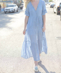 Tarifa Soul - Periwinkle Shimmer Dress
