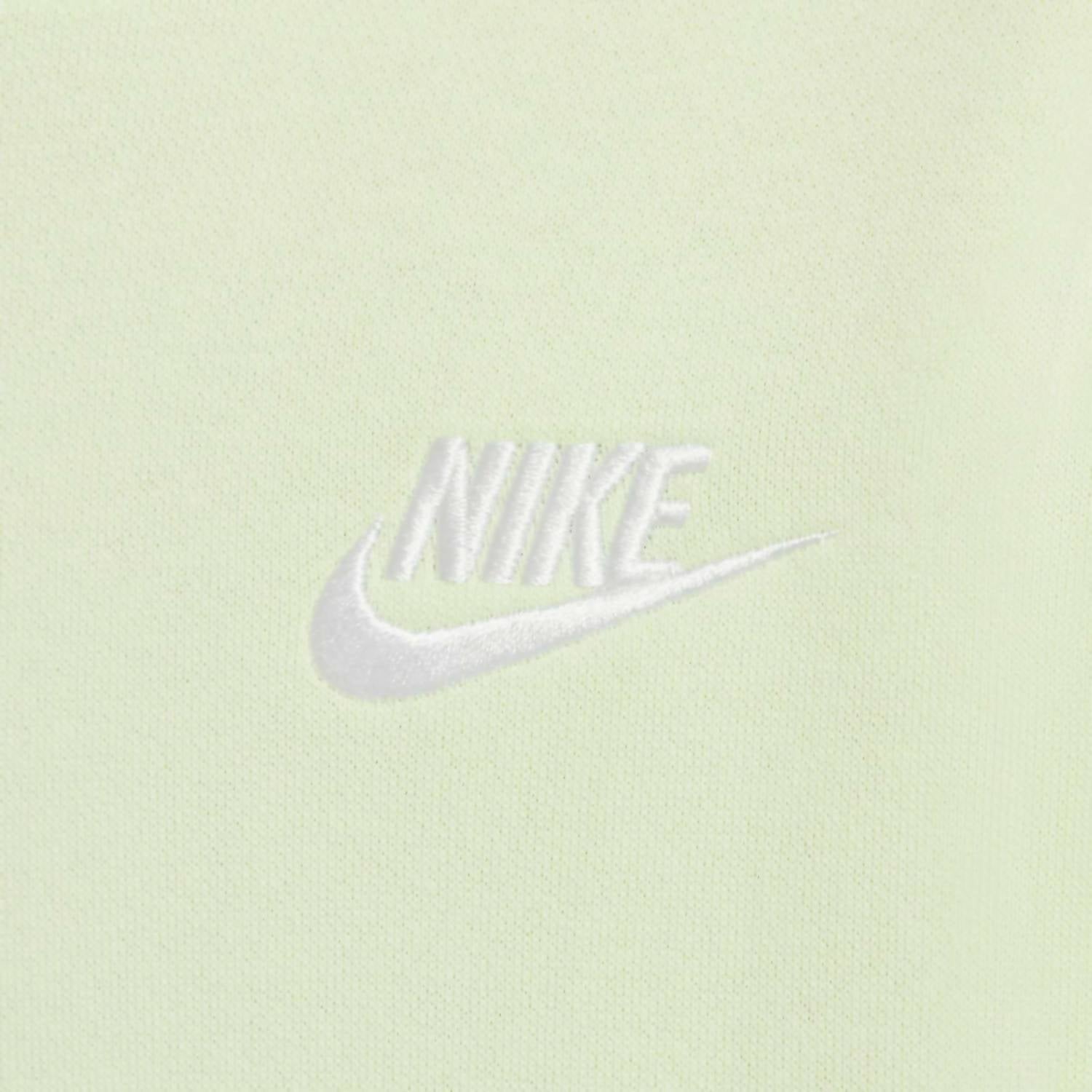 NIKE Sportswear Club Fleece Pullover Hoodie in lime ice white - kids' shirt - alternate view