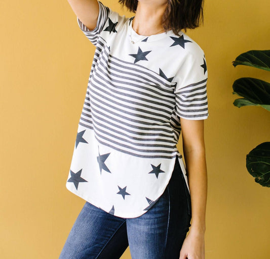 Stripes & Stars Top