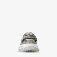 JIMMY CHOO Men's Diamond X Strap Low-top Sneakers With Crystals in silver - men's sneaker - view 5