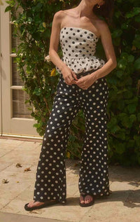 Lucy Paris - Women's Lylah Polka Dot Pant