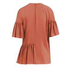 Stella Mccartney - SILK PEPLUM BLOUSE