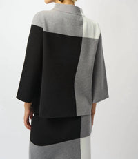Joseph Ribkoff - Color Block 3/4 Sleeves Top