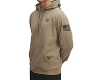 UNDER ARMOUR Freedom Flag Hoodie in brown - men's shirt