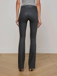 L'Agence - Ruth Coated Straight Leg Jean