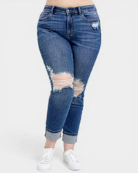 Judy Blue - Mid Rise Boyfriend Fit Jeans