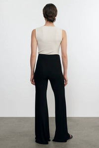 Enza Costa - Silk Knit Sleeveless Boatneck Top