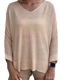 Be Cool - Flowing V-neck Sweater