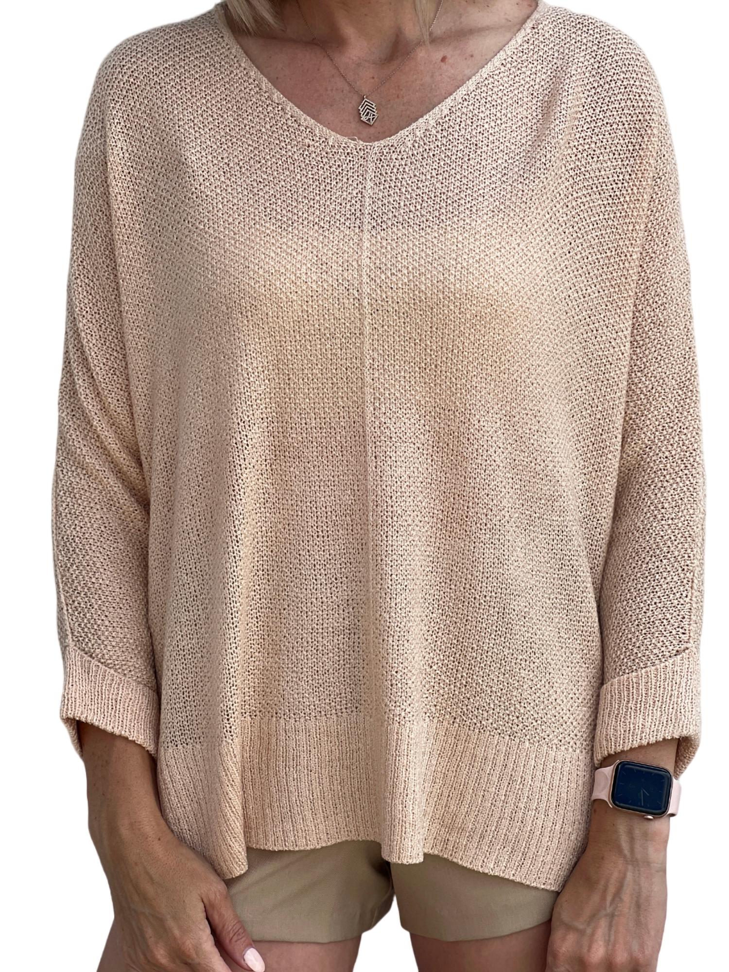 Be Cool - Flowing V-neck Sweater