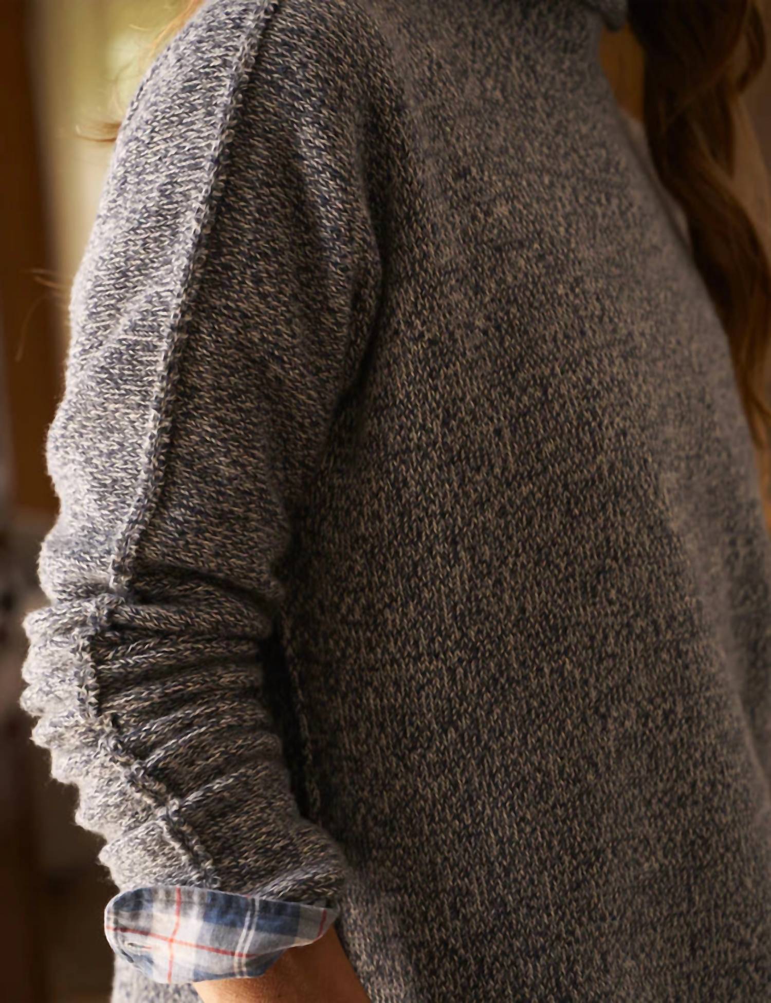 Frank & Eileen - Monterey Rolled Funnel Neck Sweater