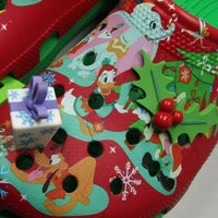 Crocs Women's Disney Classic Xmas Clogs in red green - women's shoe - view 4