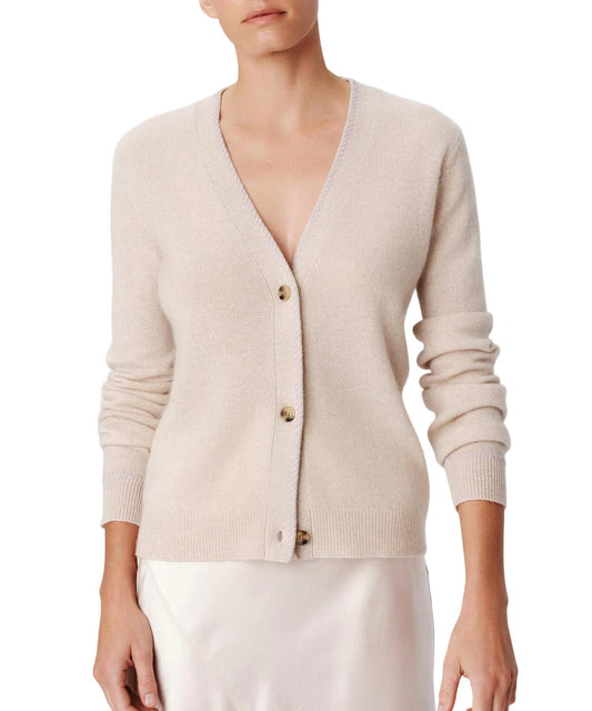 Atm - Cashmere Long Sleeve Cardigan