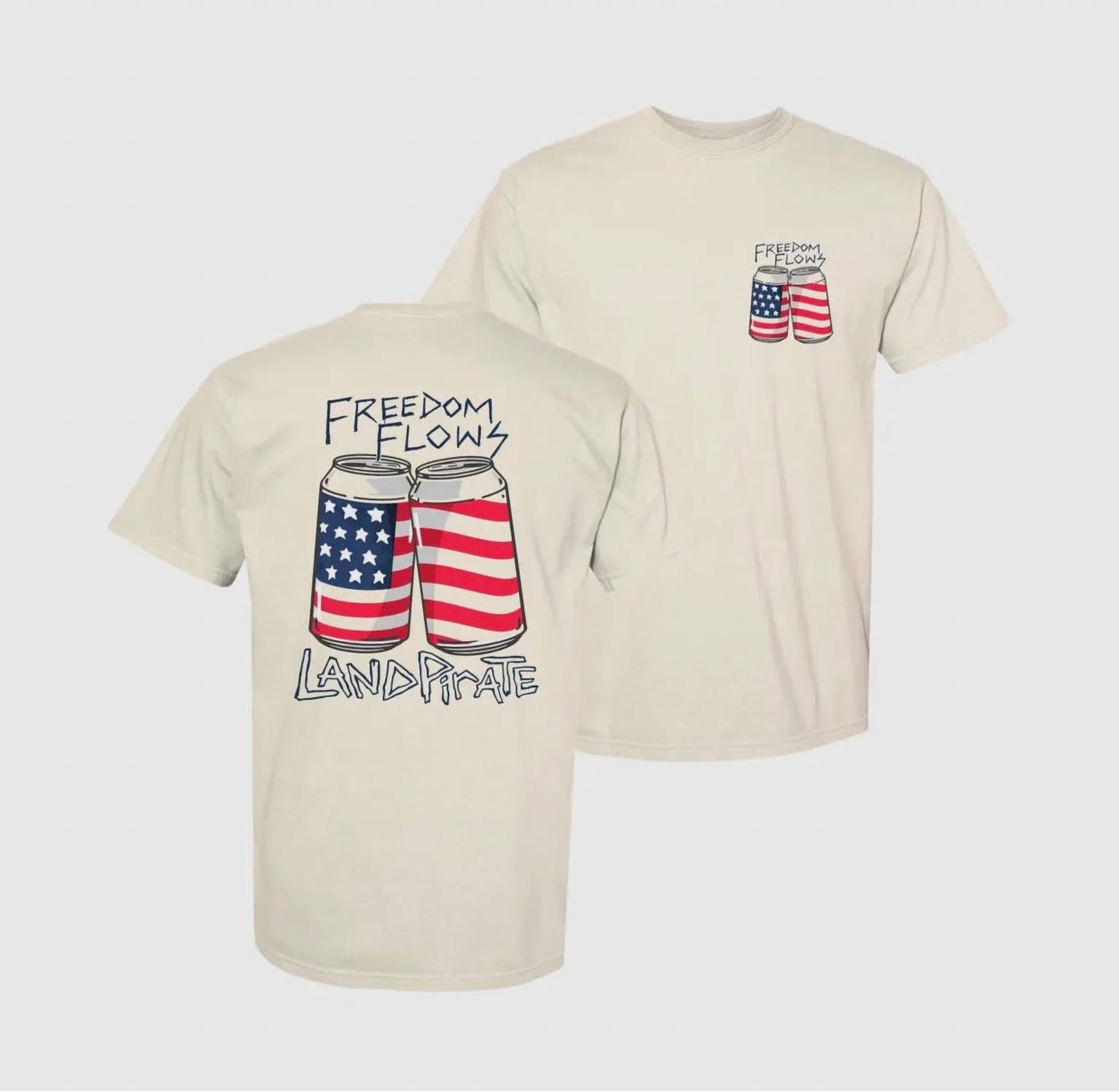 Land Pirate - Men's Freedom Flows T-shirt
