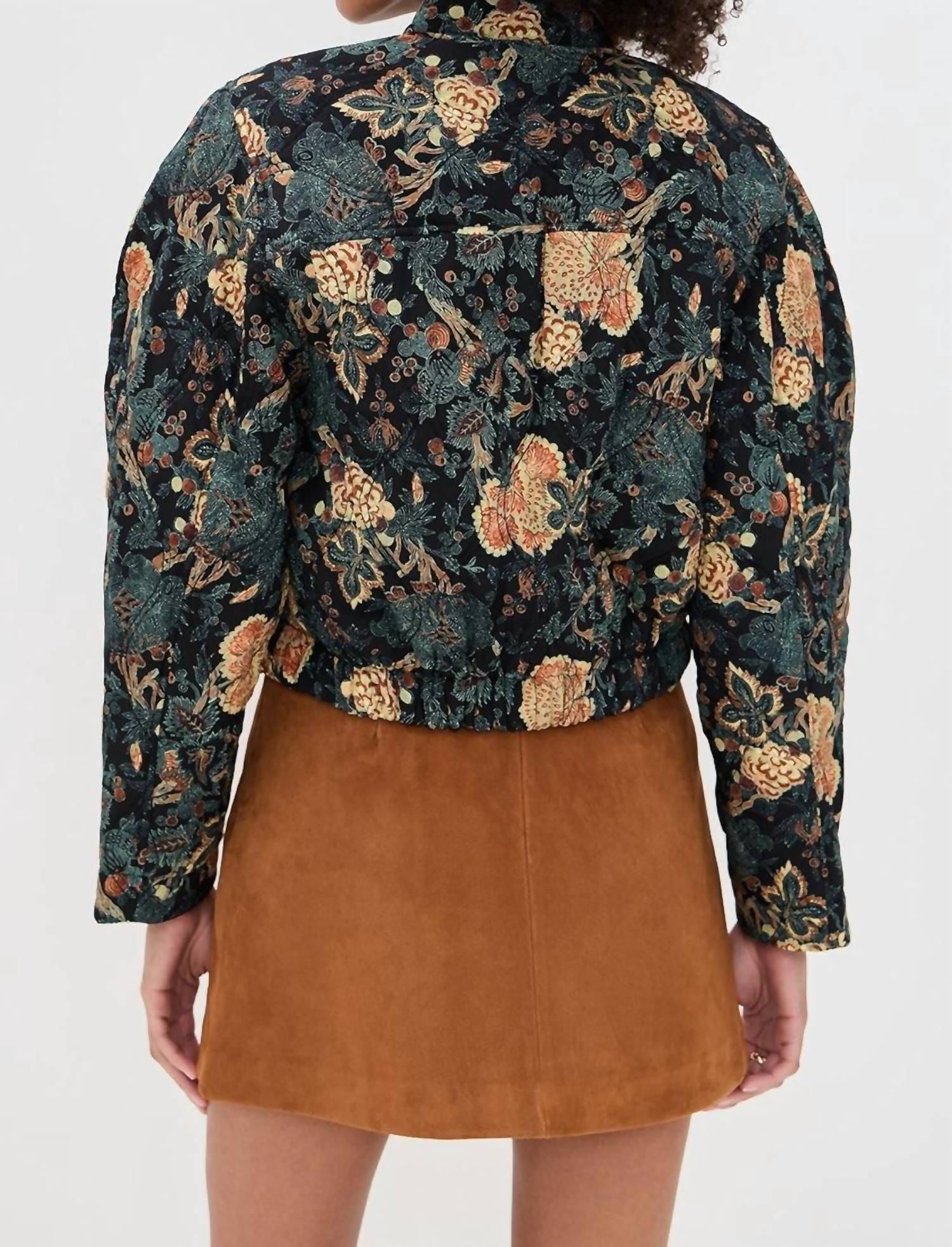 Ulla Johnson - Lavinia Silk Quilted Bomber Jacket