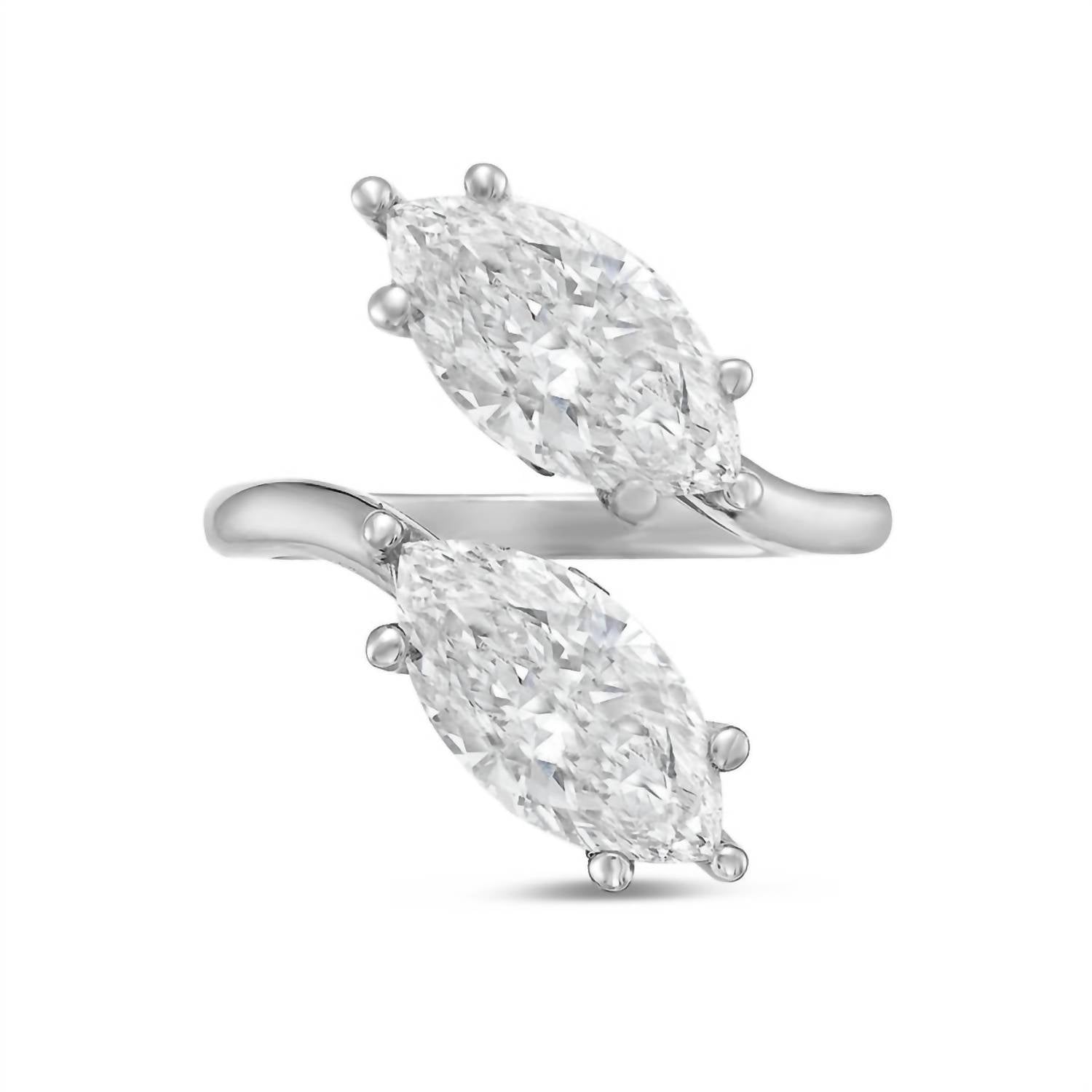 Diana M Jewels - Women's Marquise Lab-Grown Diamond Fashion Ring (6.00 Ct) - Elegant