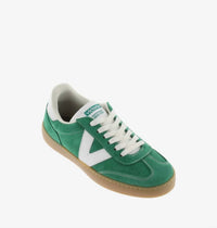 VICTORIA Unisex Berlín Ciclista Suede Retro Trainers Sneakers in verde - sneaker - detail view