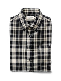 Taylor Stitch Jack Shirt in coal plaid waffle - men's shirt - view 7