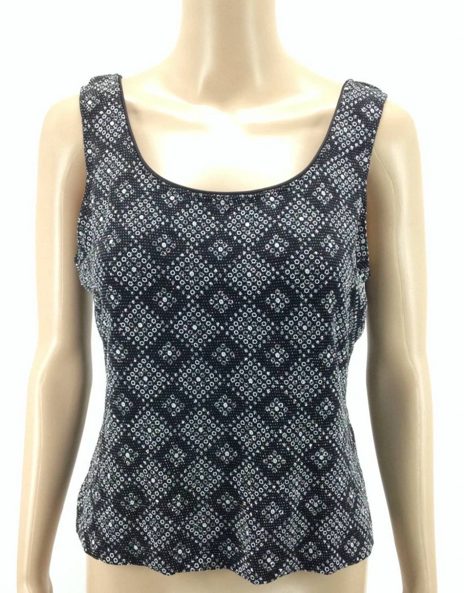 Alex Evenings - Women's Diamond Glitter Twinset