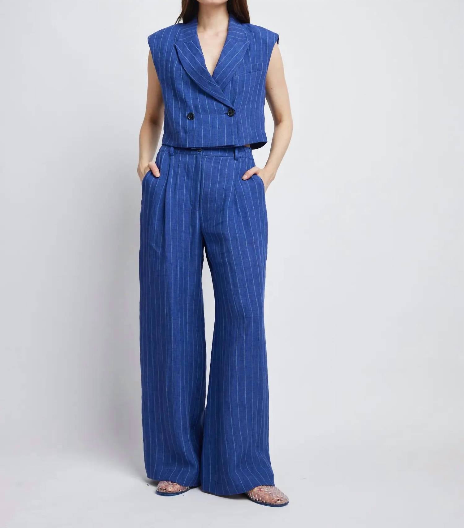 Self Contrast - Alessa Blazer Vest