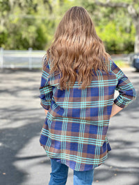 Adora - More Glam Less Grunge Flannel Top