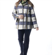 Pure Essence - Plaid Teddy Jacket