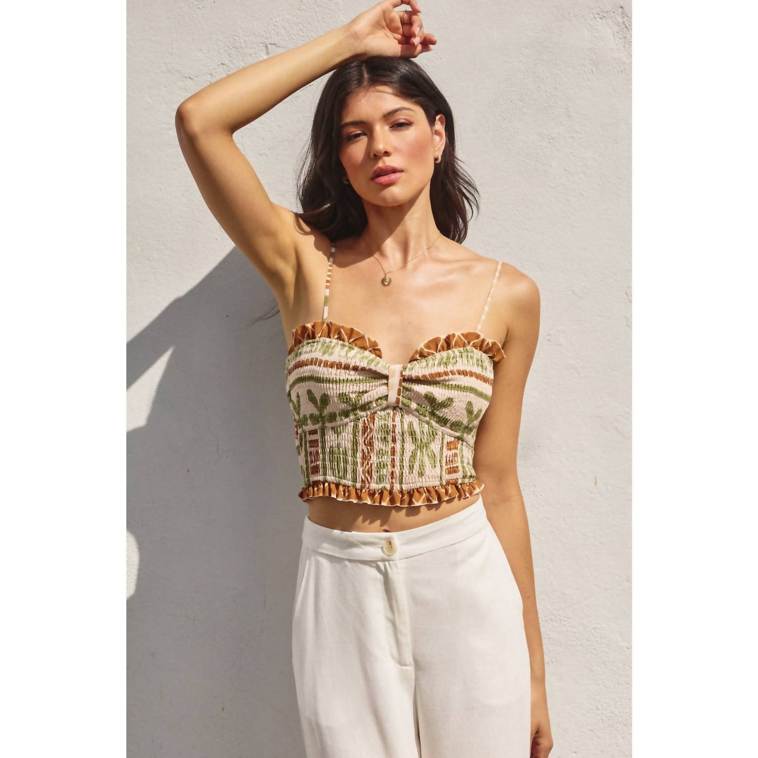 Dress Forum - Bahama Smocked Crop Top