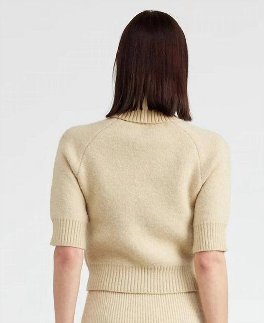 En Saison - Short Sleeve Bow Sweater
