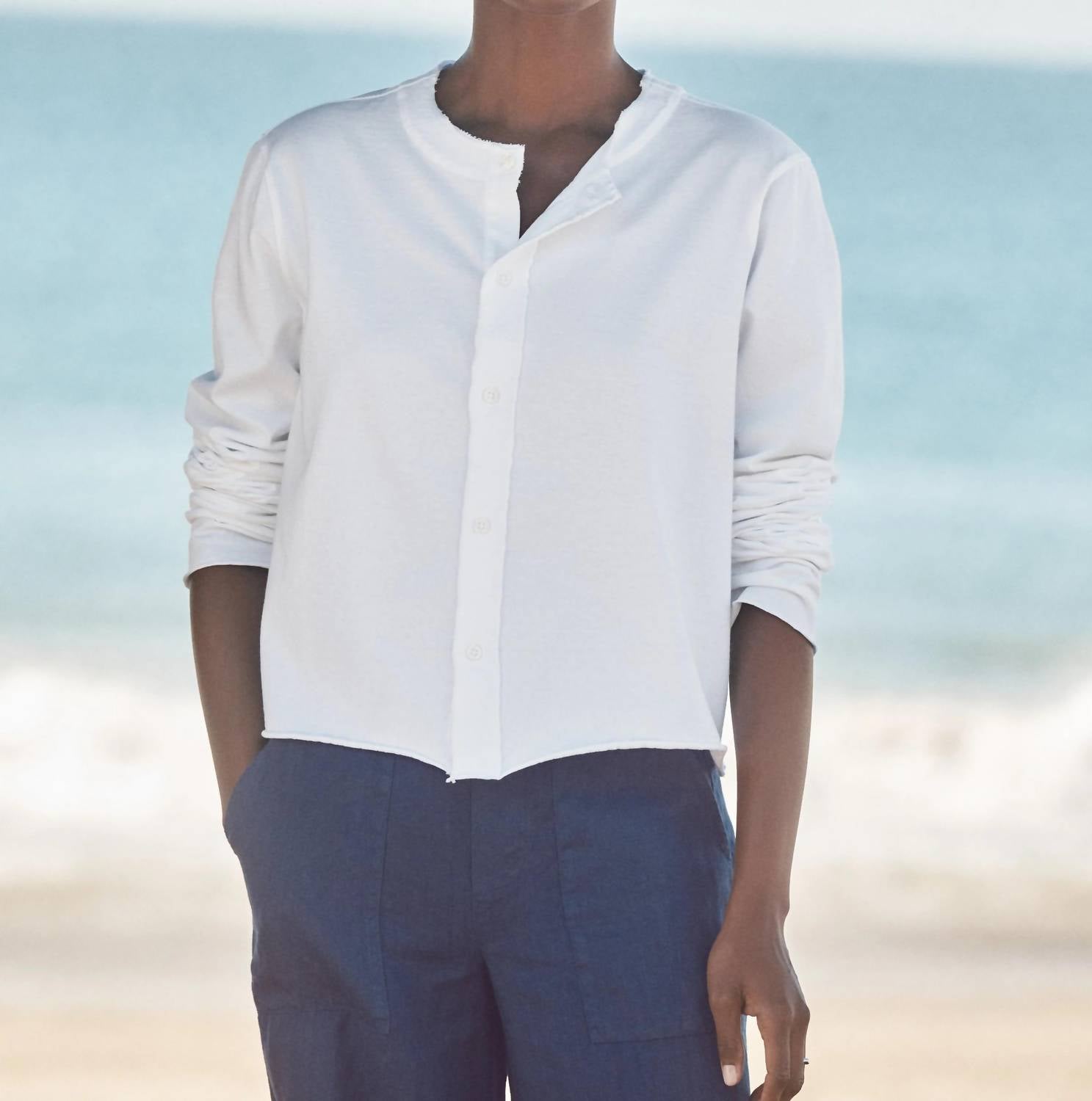 Frank & Eileen - Jackie Button Front Cardigan