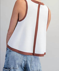 Ee:Some - Contrast Bell Top