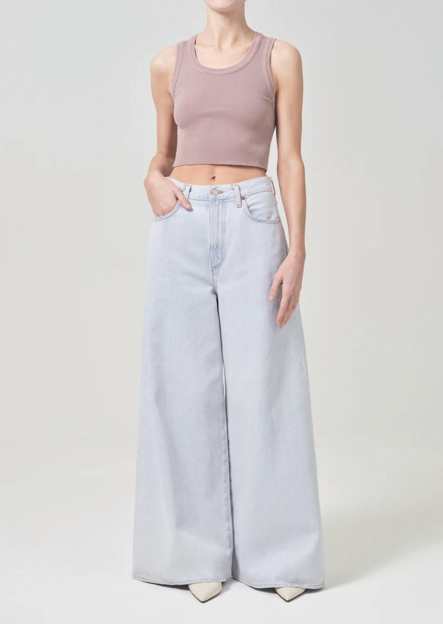 AGOLDE Nolan High Rise Wide Leg Jean in balloon - women's jeans
