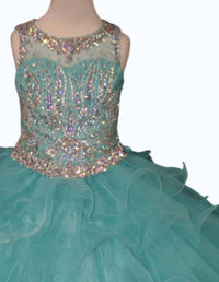 Little Rosie - Girl's Long Pageant Dress
