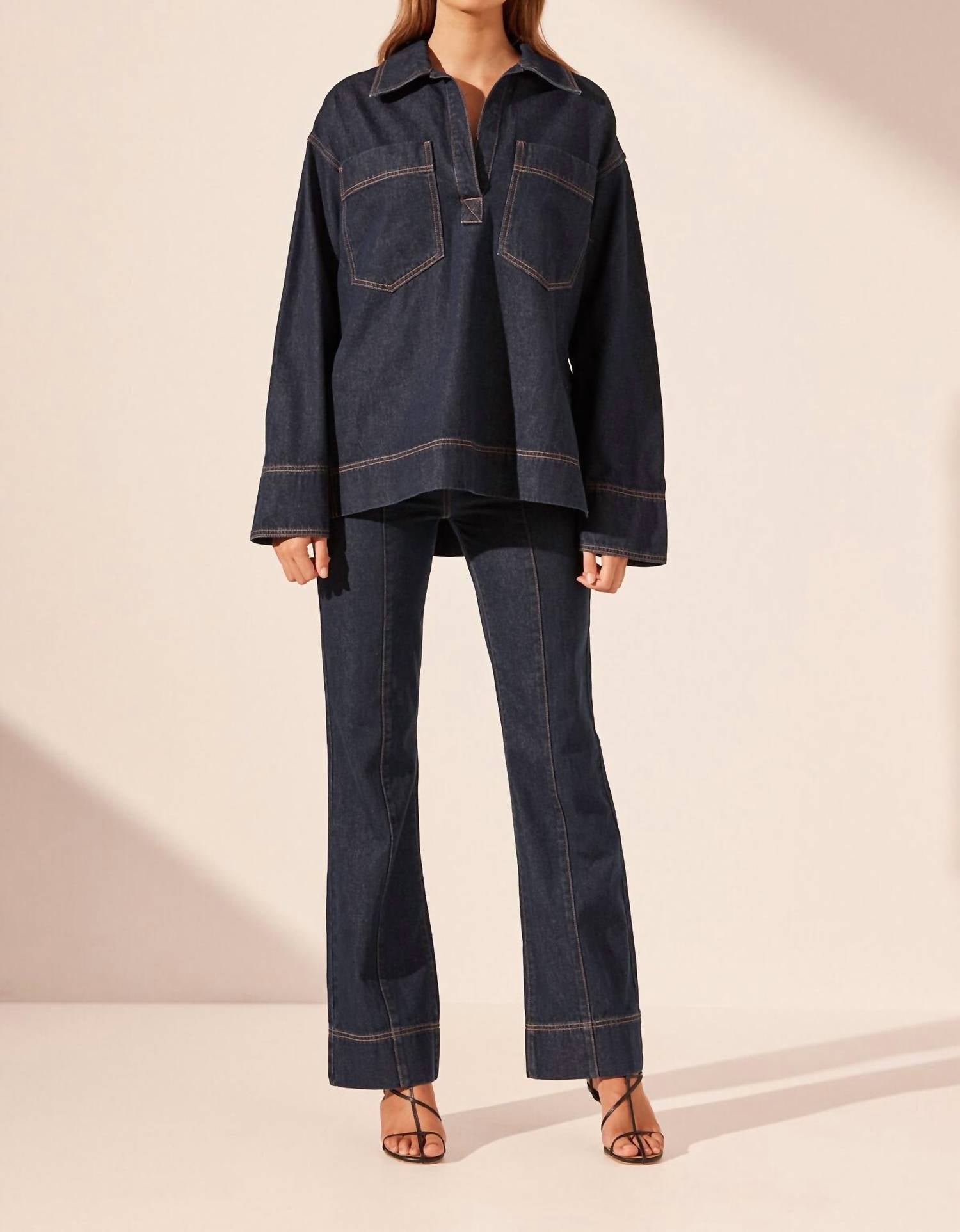 Shona Joy - Rita Patch Pocket Shirt