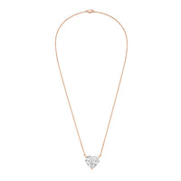 Diana M Jewels - 8.00 Cts Lab Grown Heart Diamond Pendant Necklace