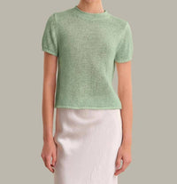 525 America - Faye Rolled Edge Sweater Tee