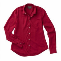 Madison Creek Outfitters Women's Claire Long Sleeve Shirt in dusty red - women's long sleeve top